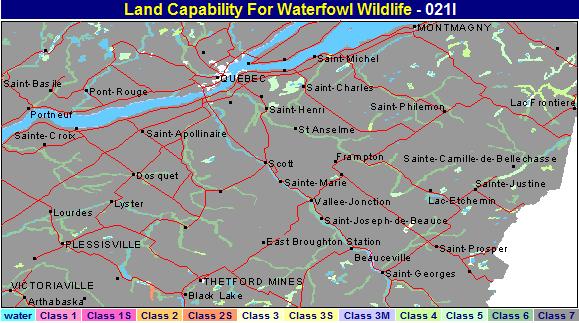 waterfowl capability map
